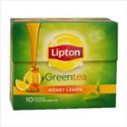 LIPTON GREEN 10 TEA BAGS HONEY LEMON 